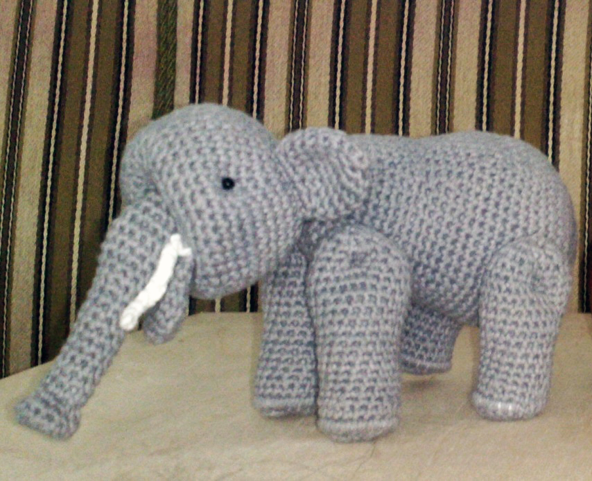 Hæklet Kay Bojesen elefant