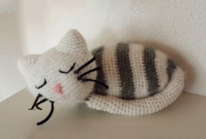 hæklet kat